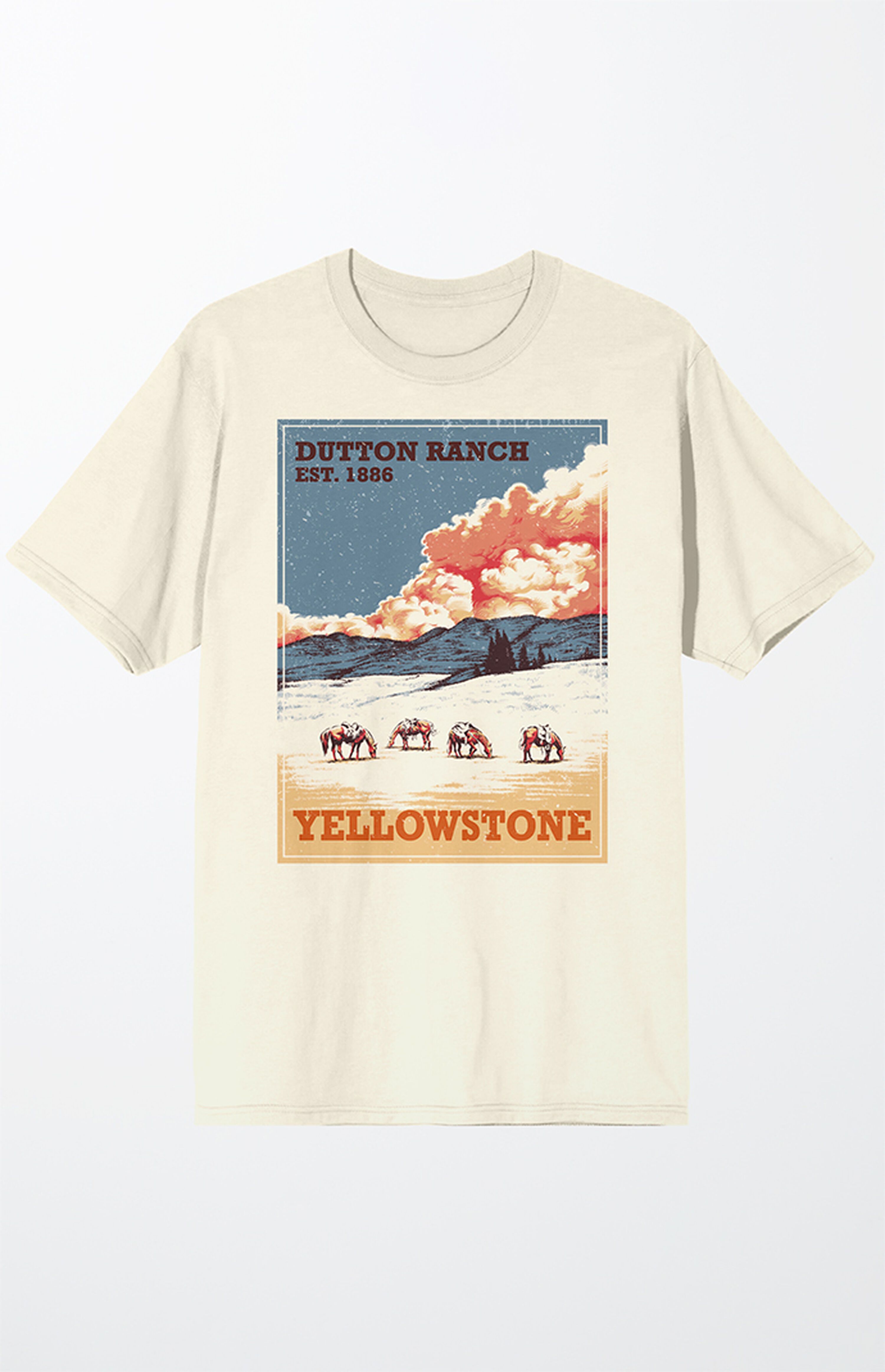 Bioworld Yellowstone Vintage Style T-Shirt | PacSun | PacSun