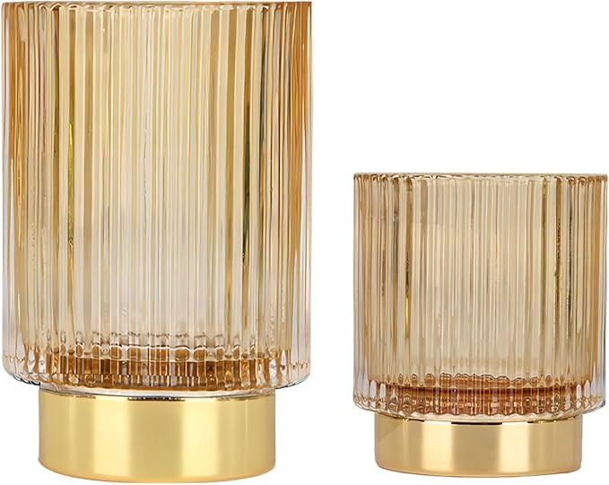 DASITON Makeup Brush holder Organizer,Crystal Cosmetic Makeup Brush Glass Brushes Storage Holder,... | Amazon (US)