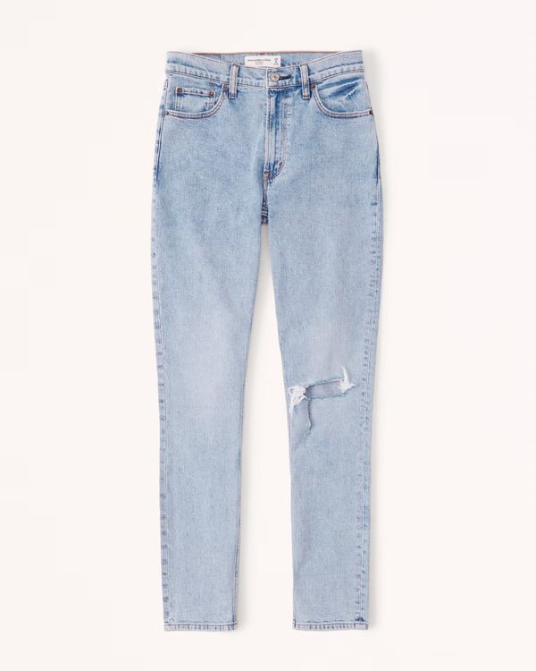 Women's High Rise Skinny Jean | Women's Bottoms | Abercrombie.com | Abercrombie & Fitch (US)