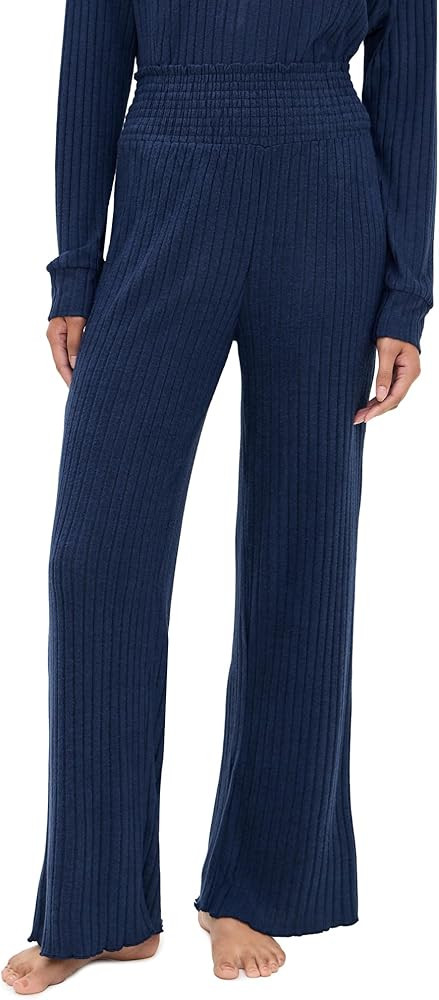 Z SUPPLY Women's Dawn Smocked Rib Pants | Amazon (US)