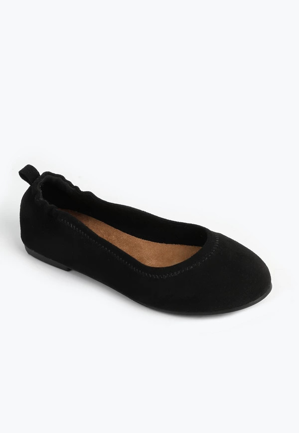 Faux Suede Ballet Flat | Maurices
