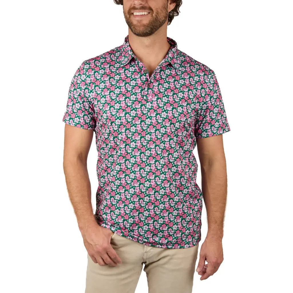 Kenny Flowers The Azaleas - Golf Shirt in Pink at Nordstrom, Size Xx-Large | Nordstrom