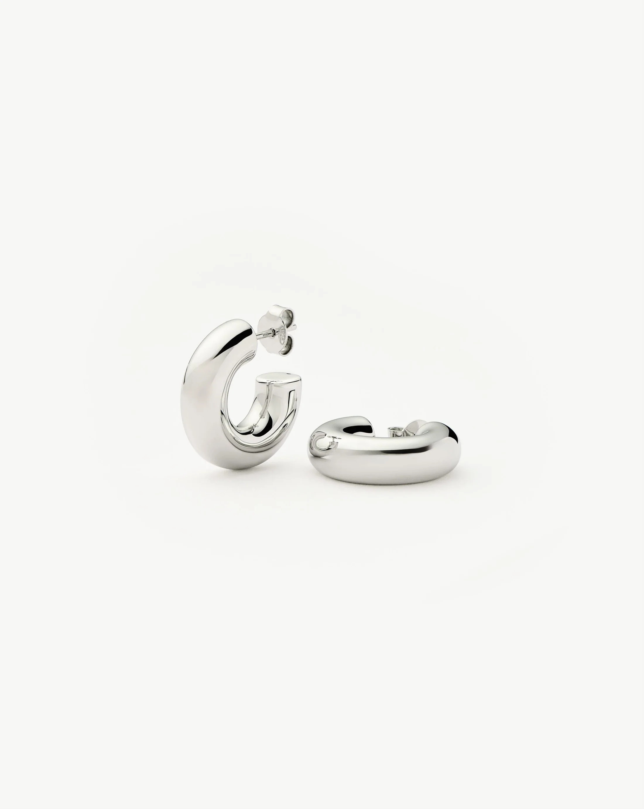 Chubby Small Hoop Earrings | Sterling Silver Earrings | Missoma UK