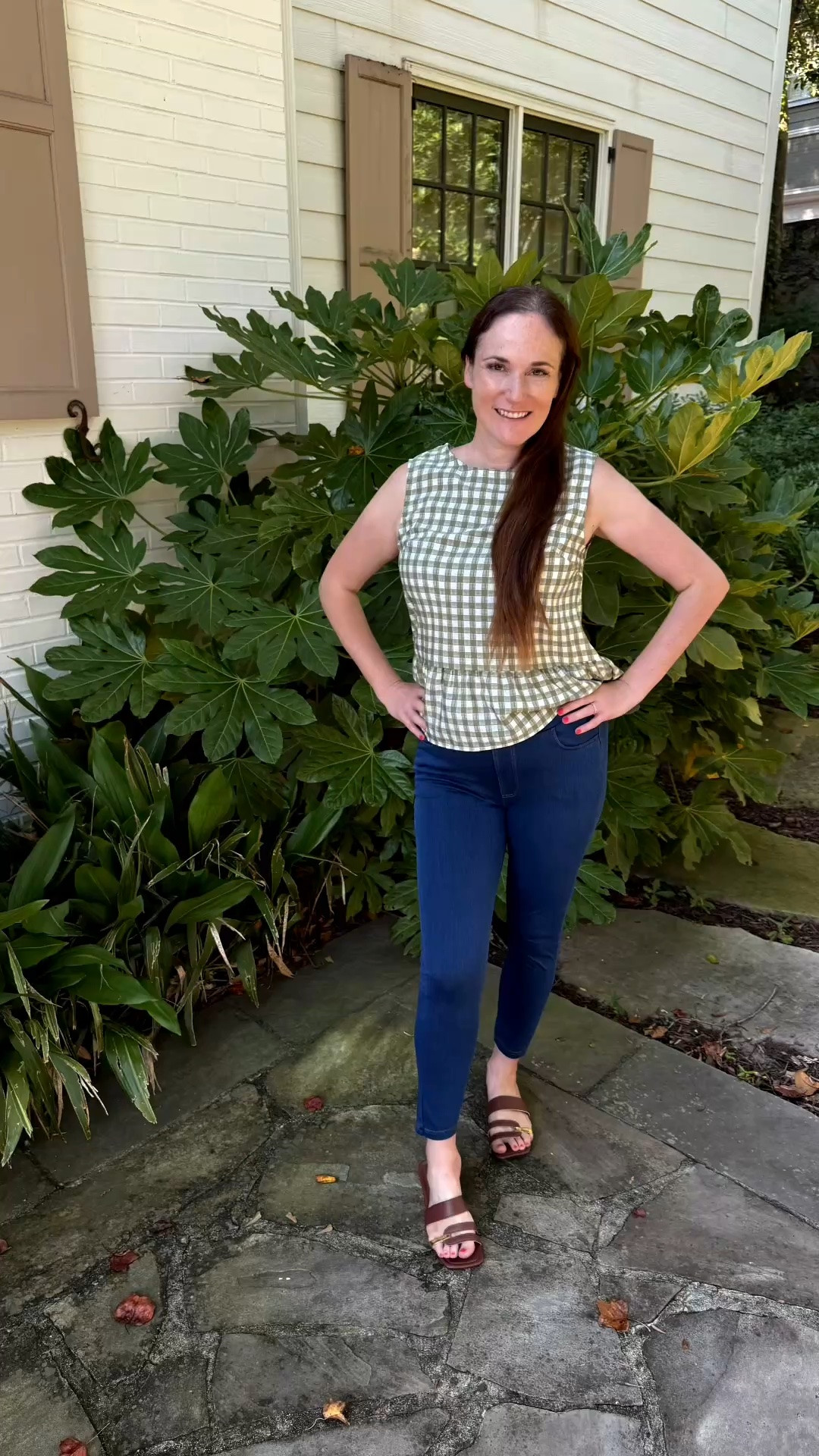 This green checkered peplum top is such an easy piece to dress up or down. Love the ruffle hem and relaxed fit paired with denim for an easy everyday look.

#LTKstyletip #LTKunder50 #LTKfinds #SummerStyle #AffordableFashion

#LTKmomlife #LTKselfcare #LTKBeauty