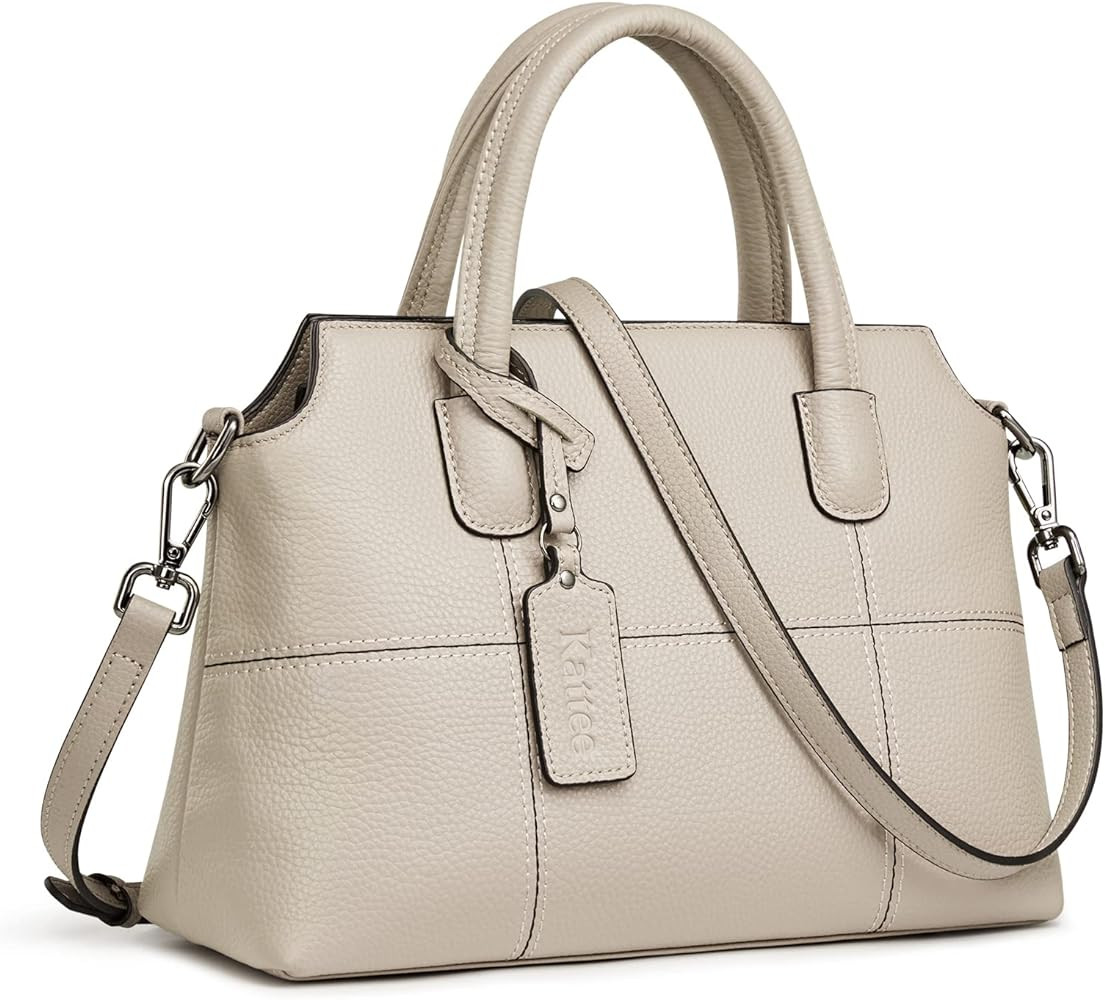 Kattee Genuine Leather Handbags for Women, Soft Hobo Satchel Shoulder Crossbody Bags Ladies Purse... | Amazon (US)