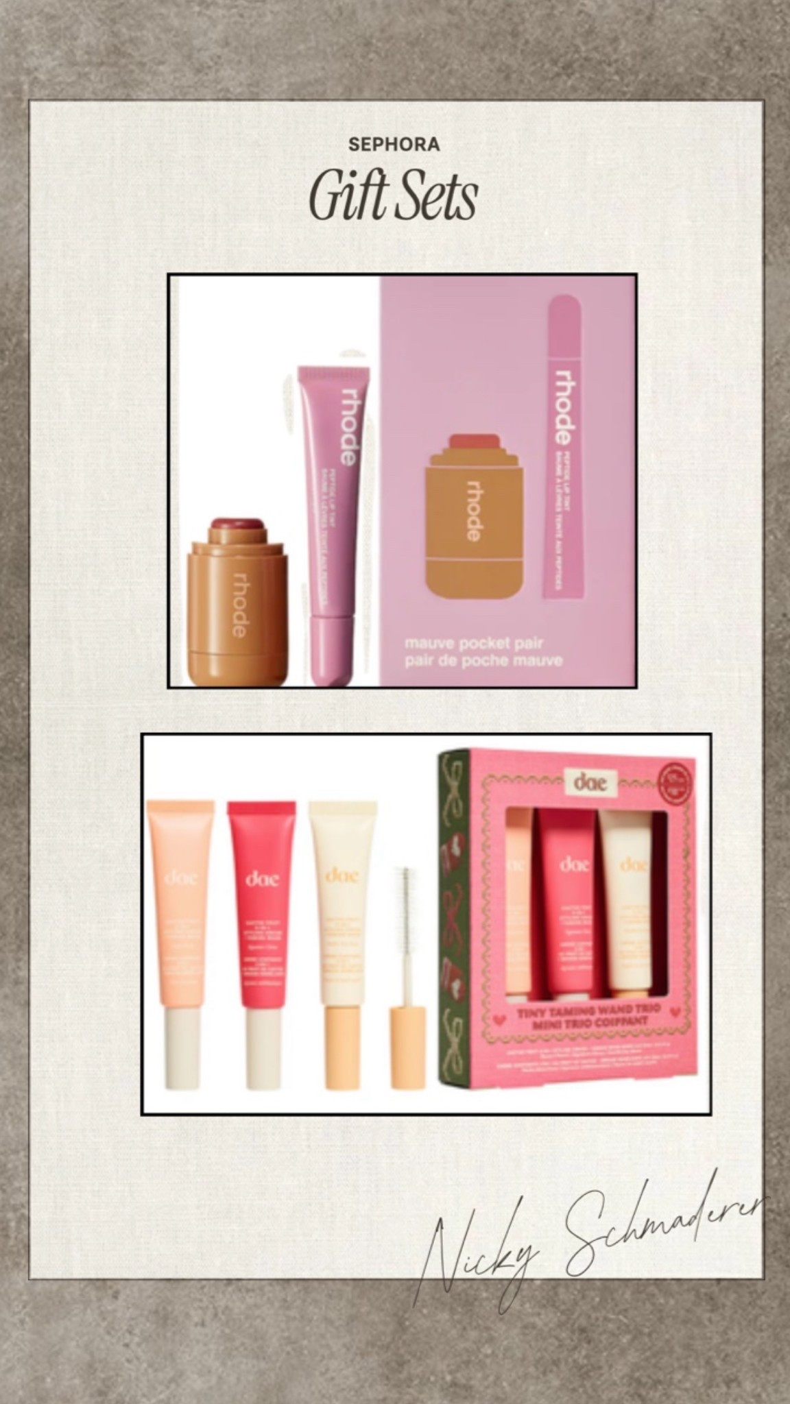 @Sephora came out with some holiday gift sets that would be perfect for a gift // birthday gift // beauty restock 

Gift guide 
Beauty finds