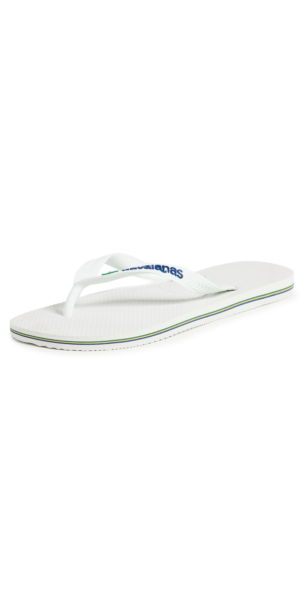 Havaianas Brazil Logo Sandals White 7/8 | Shopbop