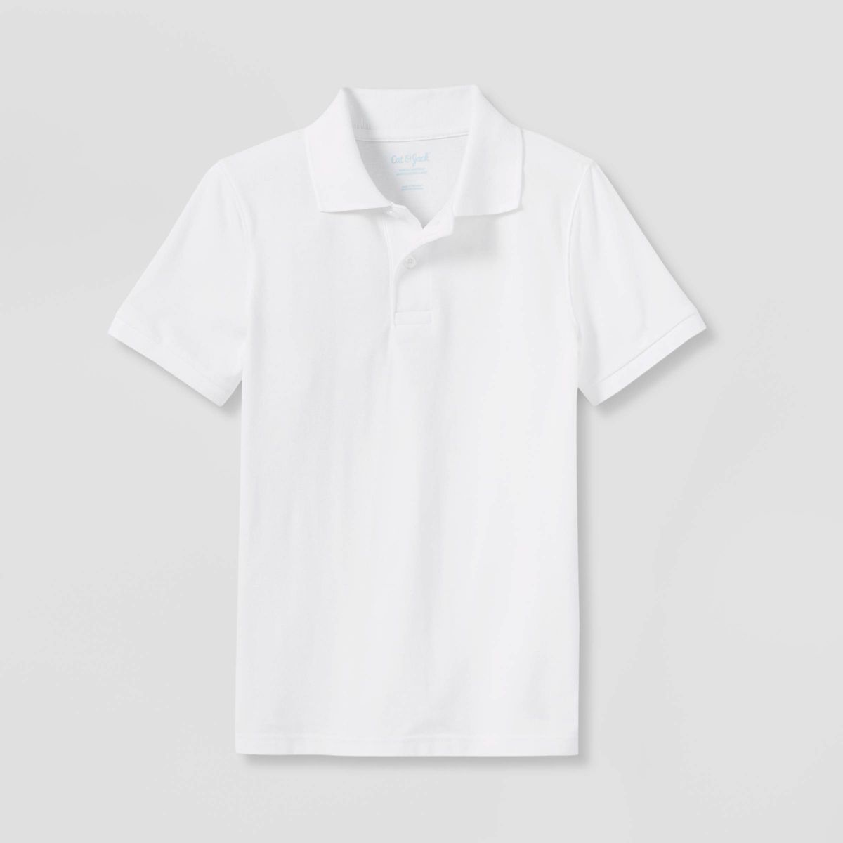 Boys' Short Sleeve Pique Uniform Polo Shirt - Cat & Jack™ | Target