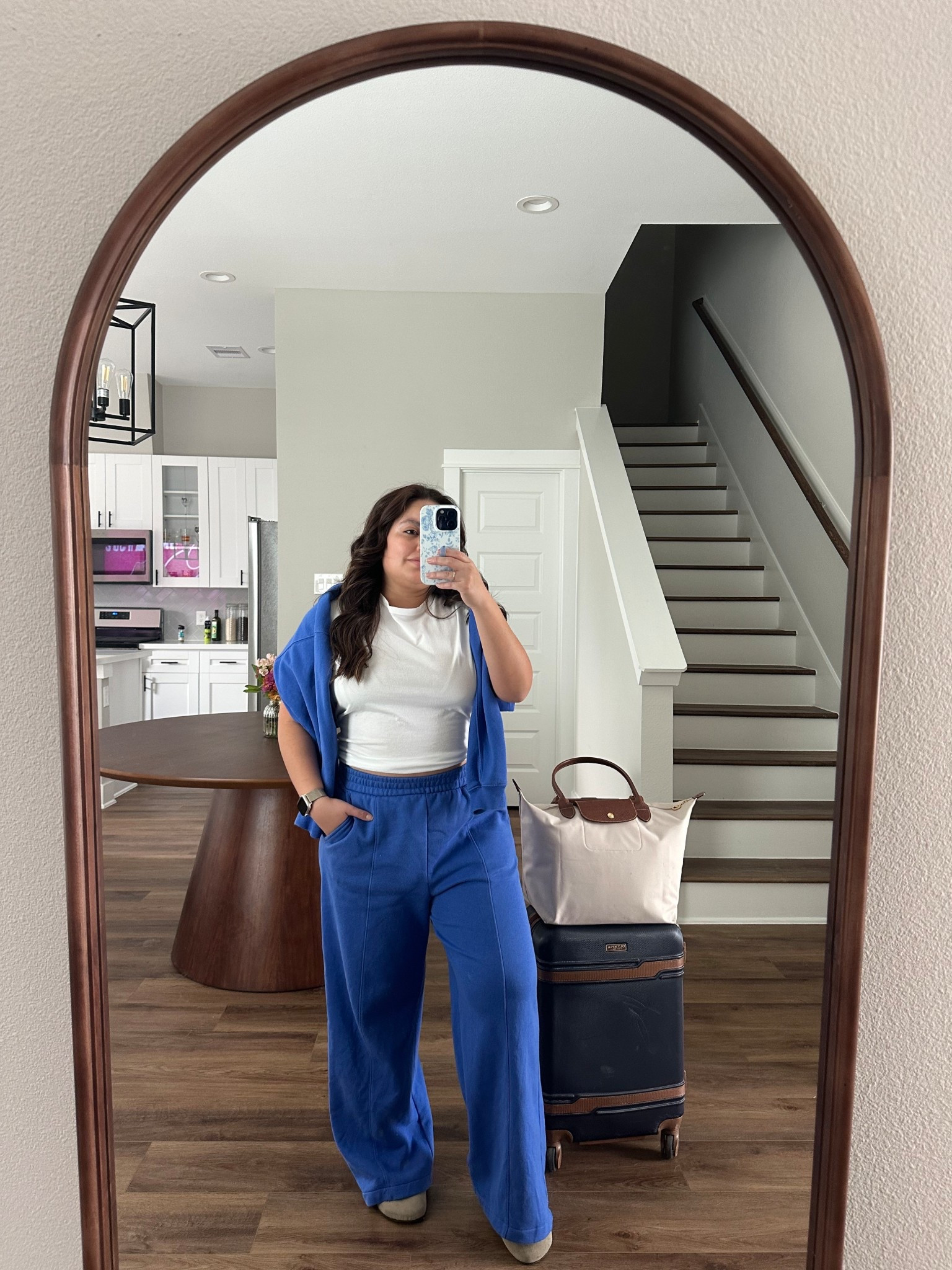 Travel day outfit, Birkenstock dupes from Walmart, white shirt, sweats set , holiday travel 

#LTKTravel #LTKGiftGuide #LTKActive