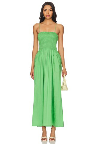 FAITHFULL THE BRAND Tergu Maxi Dress in Apple from Revolve.com | Revolve Clothing (Global)