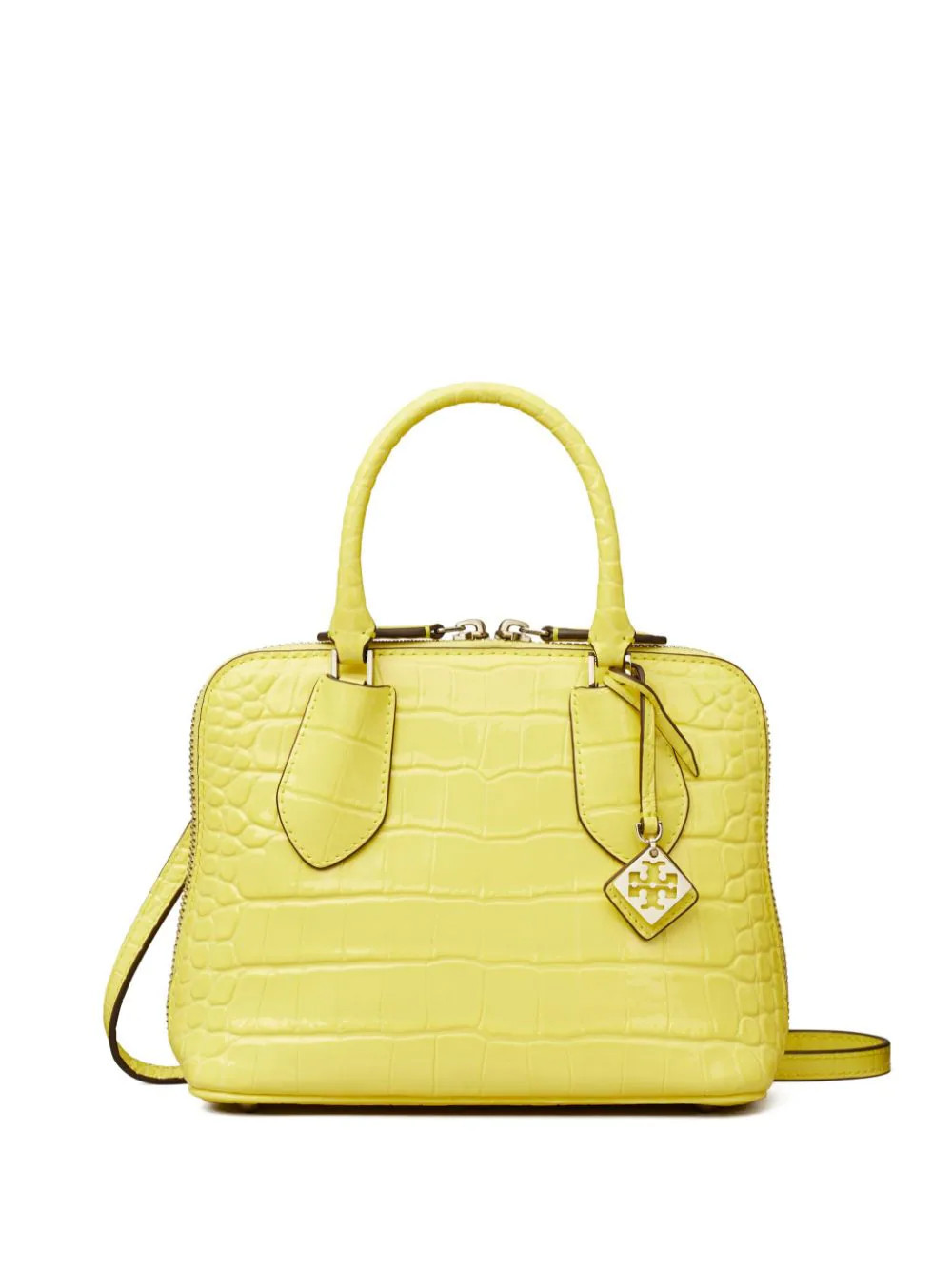 Tory Burch mini Swing top-handle bag - Yellow | Farfetch Global