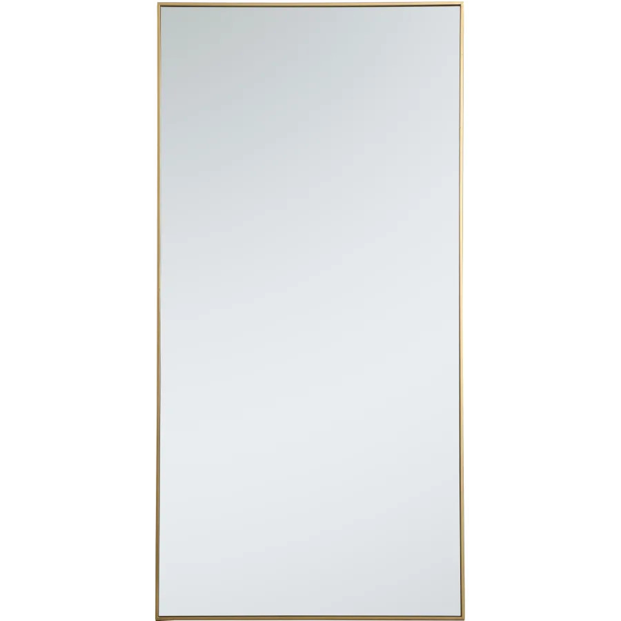 Eternity 72" x 36" Rectangular Beveled Metal Framed Full Length Mirror | Build.com, Inc.