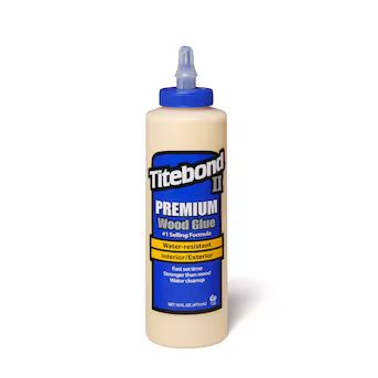 Titebond II Premium Wood Glue Yellow, Interior/Exterior Wood Adhesive (Actual Net Contents: 16-fl... | Lowe's