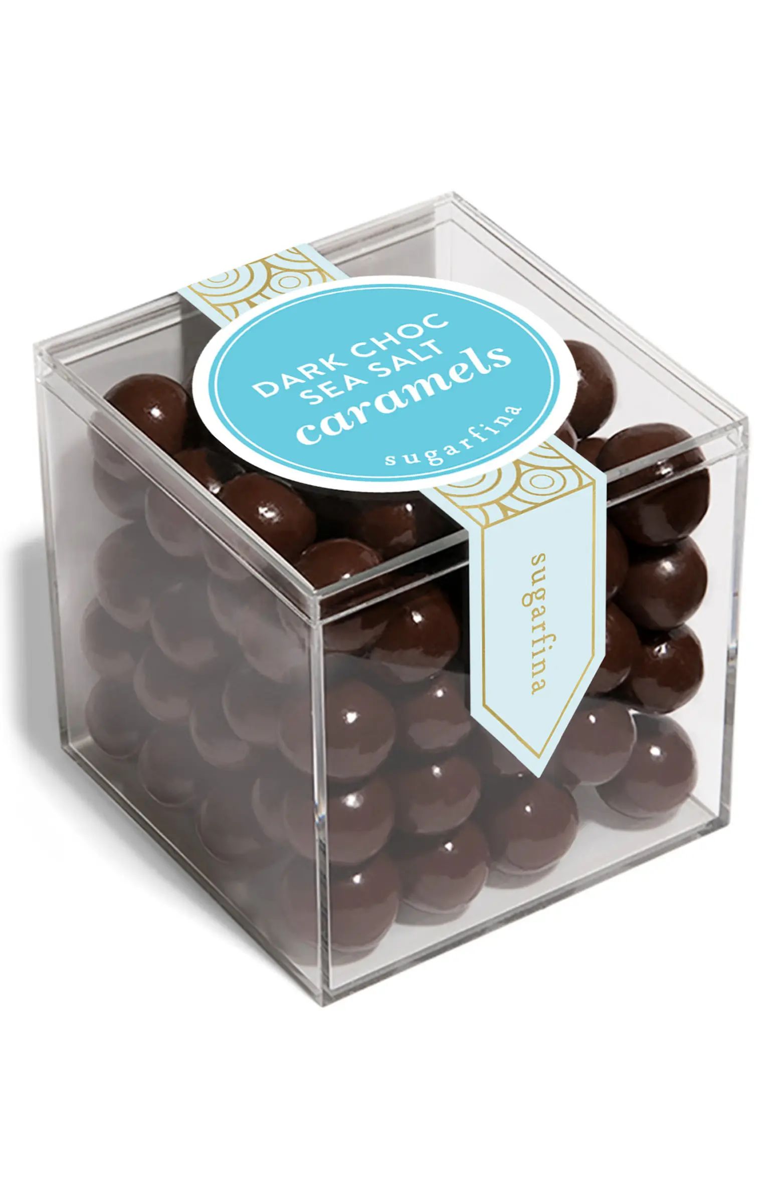 Dark Chocolate Sea Salt Caramels Candy Cube | Nordstrom