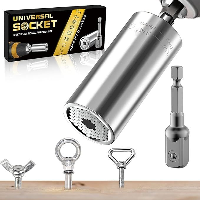 Universal Socket Tools, Christmas Gifts Stocking Stuffers for Men Dad Boyfriend Him, Super Socket... | Amazon (US)