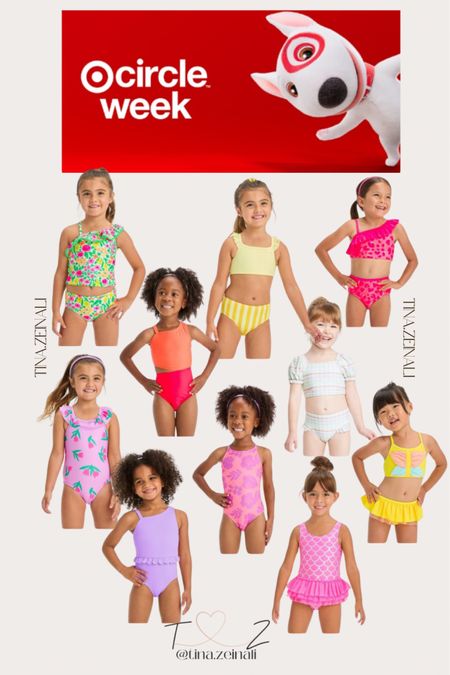 Target circle sale. Toddler girl swimsuits under $15.00 with FREE shipping. 

#LTKkids #LTKsalealert #LTKswim