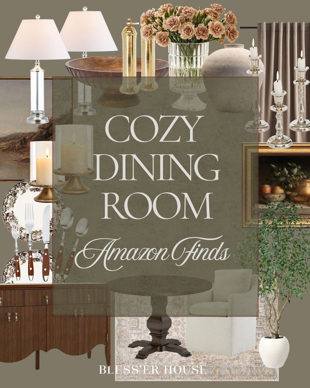 Timeless and classy dining room finds!
