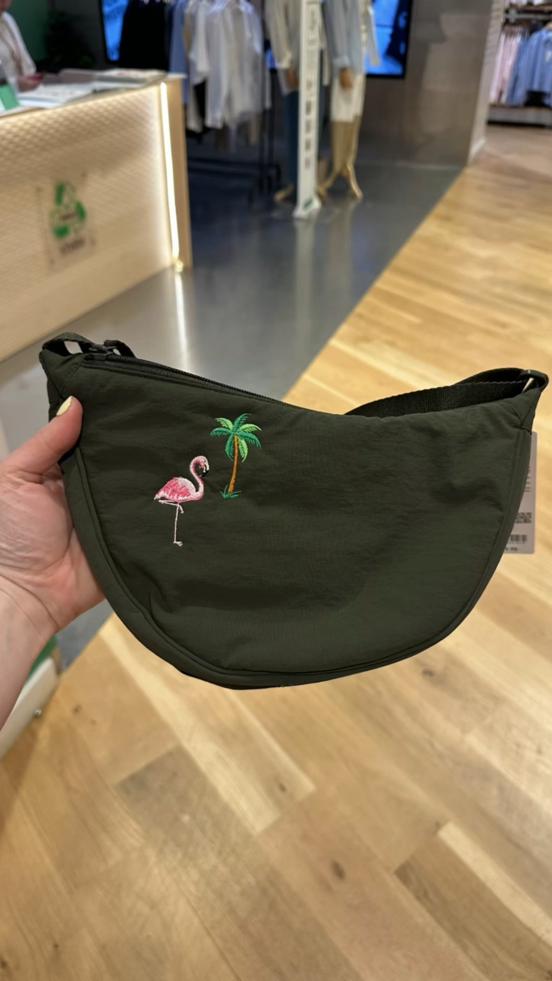 POV: you create your own customized sling bag @uniqlousa on vacation for the ultimate souvenir. I am so excited I was able to do this after seeing it online. My choices are Florida exclusive which makes this such a fun memory bag from our trip. Also it’s just the perfect sized travel purse! #customized #uniqlo #embroidery 

#LTKTravel #LTKFindsUnder50 #LTKItBag