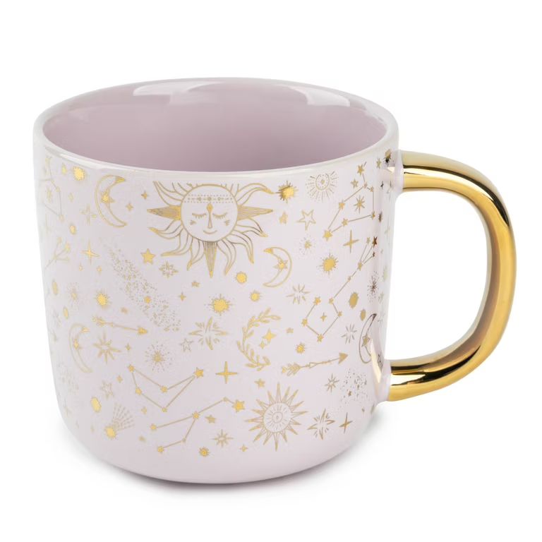 Thyme & Table Stoneware Coffee Mug, 16 fl oz, Gold Stars | Walmart (US)