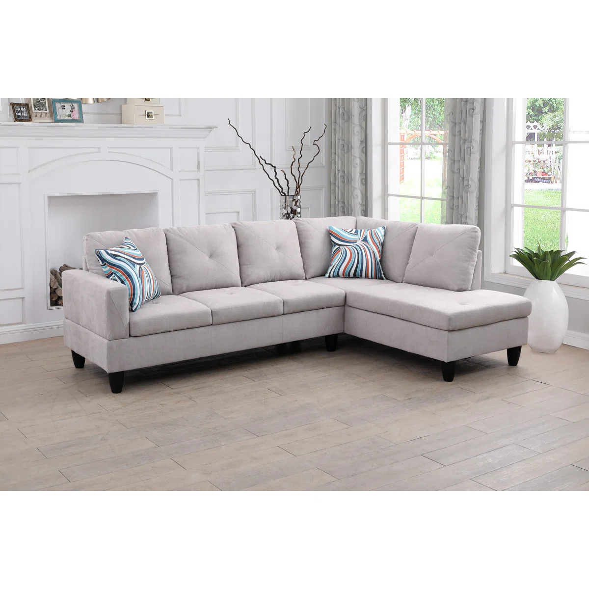 2 - Piece Upholstered Sectional | Wayfair North America