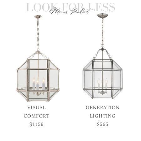 LOOK FOR LESS - visual comfort Morris Lantern vs Generation Lighting. #pendant #lighting #interiordesign #homedecor #decorating 

Follow my shop @JillCalo on the @shop.LTK app to shop this post and get my exclusive app-only content!

#liketkit #LTKsalealert #LTKhome #LTKFind
@shop.ltk
https://liketk.it/4bBfw

#LTKstyletip #LTKhome #LTKsalealert
