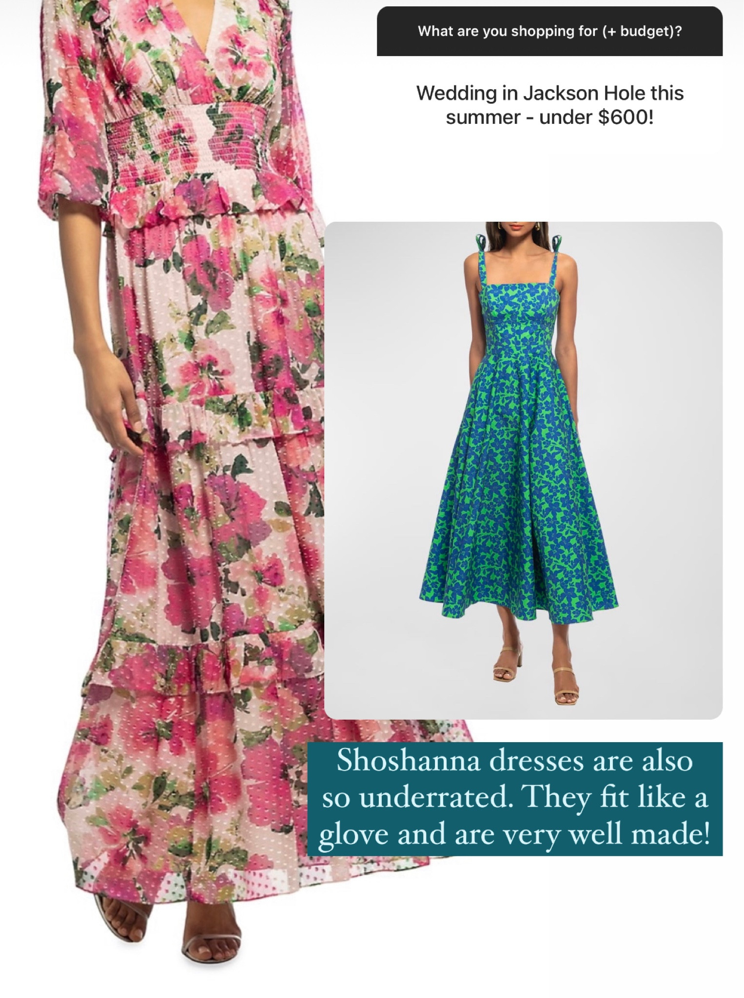 Summer wedding guest dresses under $600 from Shoshanna, Reformation, and Zimmermann 

#LTKwedding #LTKSeasonal #LTKstyletip