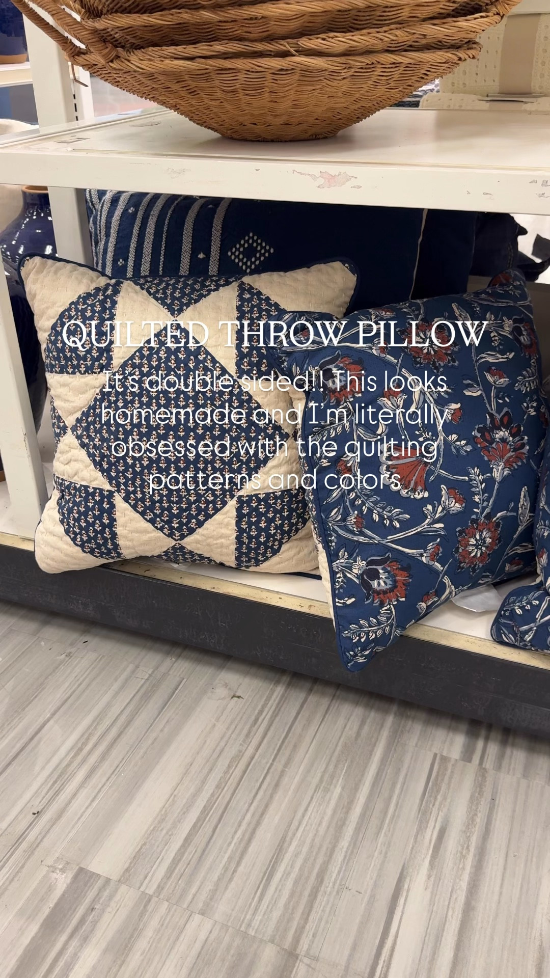 This reversible quilted throw pillow!! #target #targetfinds 

#LTKHome #LTKmomlife #LTKSeasonal