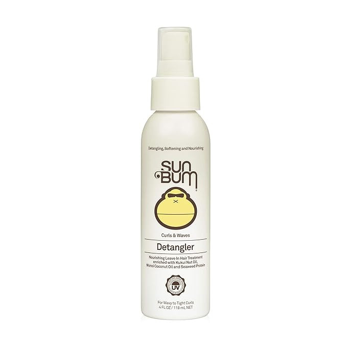 Sun Bum Curls & Waves Detangler | Vegan and Cruelty Free Moisturizing Hair Treatment for Wavy and... | Amazon (US)