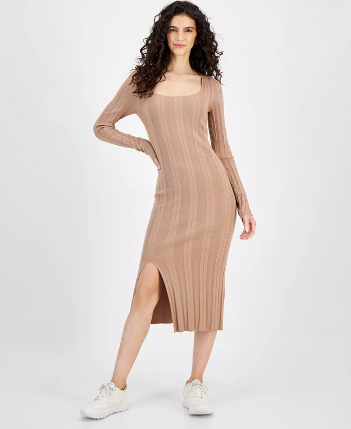 And Now This Women's Square-Neck Sweater Dress, Created for Macy's - Macy's | Macy's Canada