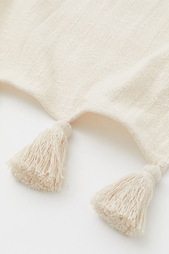 Tasseled Cotton Throw | H&M (US)