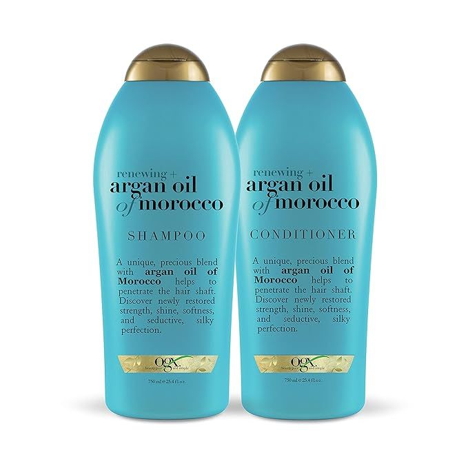 OGX Renewing + Argan Oil of Morocco Shampoo & Conditioner, 25.4 Ounce (Set of 2) | Amazon (US)