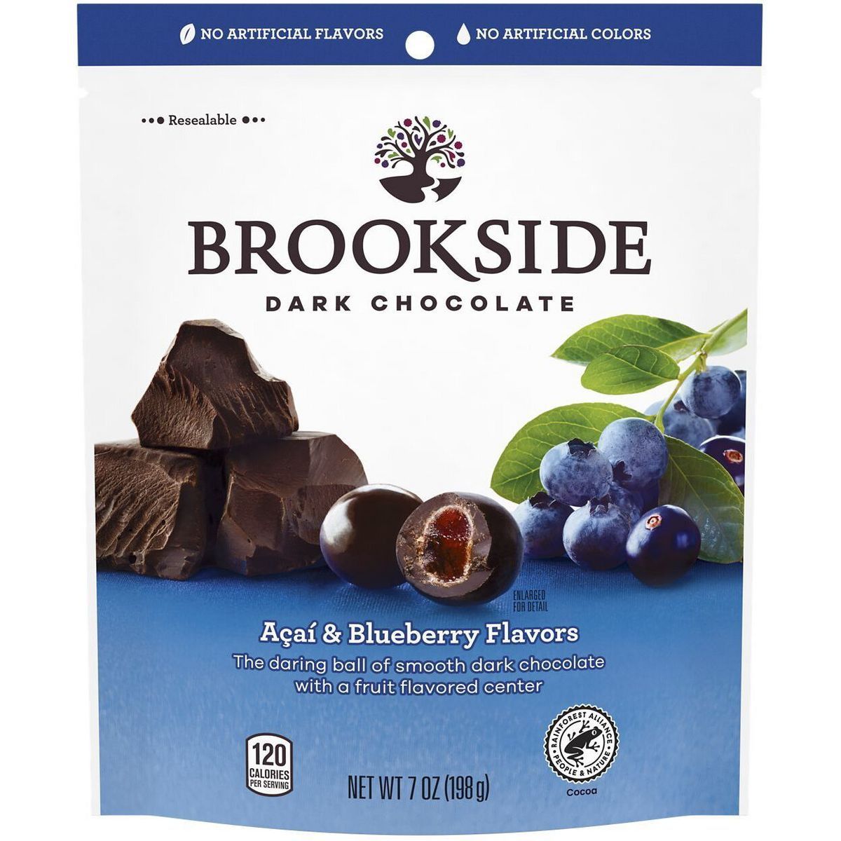 Brookside Acai & Blueberry Flavors Dark Chocolate Candy - 7oz | Target