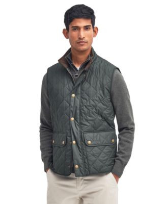 Barbour Men's Lowerdale Quilted Vest - Sage | Macy's