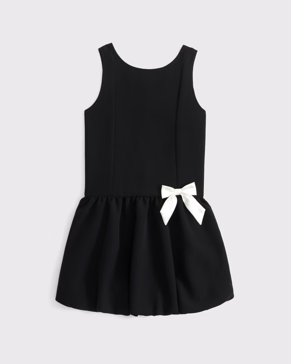 girls crepe bubble hem dress | girls | Abercrombie.com | Abercrombie & Fitch (US)