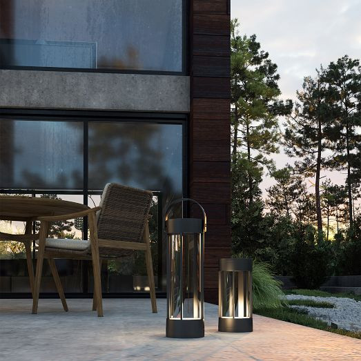 Jaxtyn LED Outdoor Portable Lamp (10"–14") | West Elm (US)