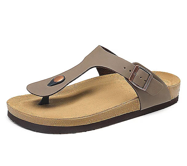 Dream Pairs Women's Supportive Cork Flip Flops | QVC