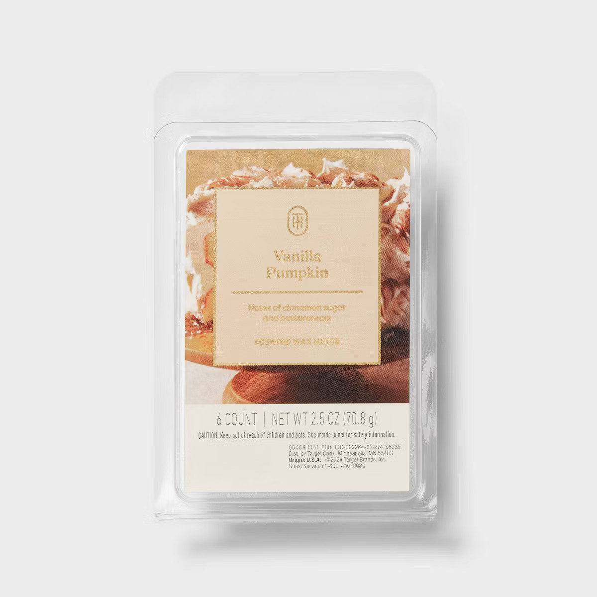 6ct Vanilla Pumpkin Wax Melts 2.5oz - Threshold™ | Target