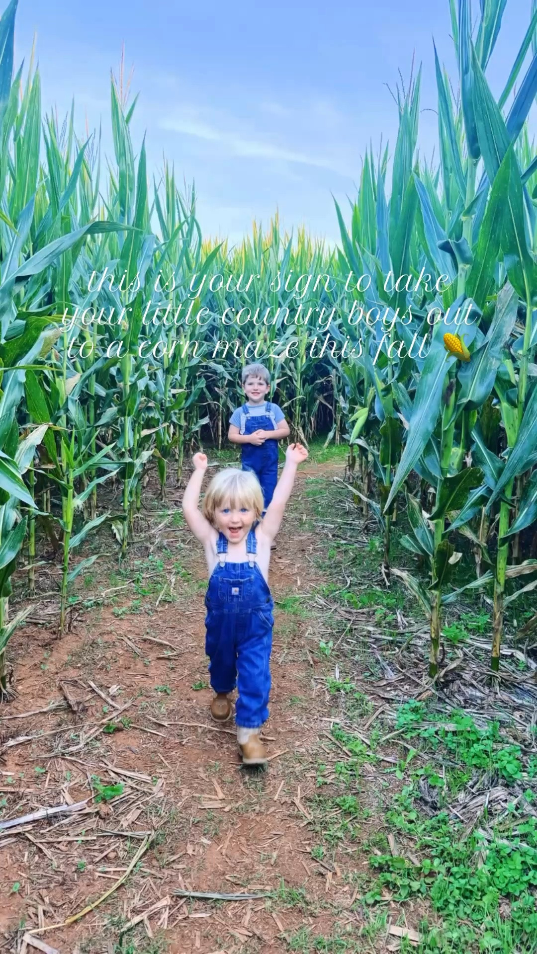 it just doesn’t get better than a fall night runnin’ around a corn field with all my cowboy boot wearin’ country boys 🤠👶🏼🌽🚜👖🌾🎃🍂🌼🧺🍁 #fallfun #fallwithlittles #cornmazetradition #fallcornmaze #funonthefarm