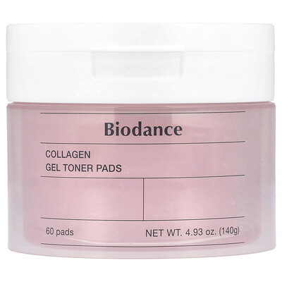 Biodance, Collagen Gel Toner Pads, 60 Pads | iHerb