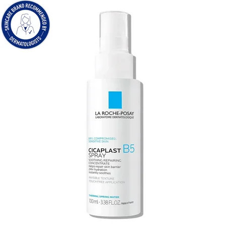 La Roche-Posay Cicaplast B5 Spray Soothing Repairing Concentrate, 3.38 fl oz | Walmart (US)