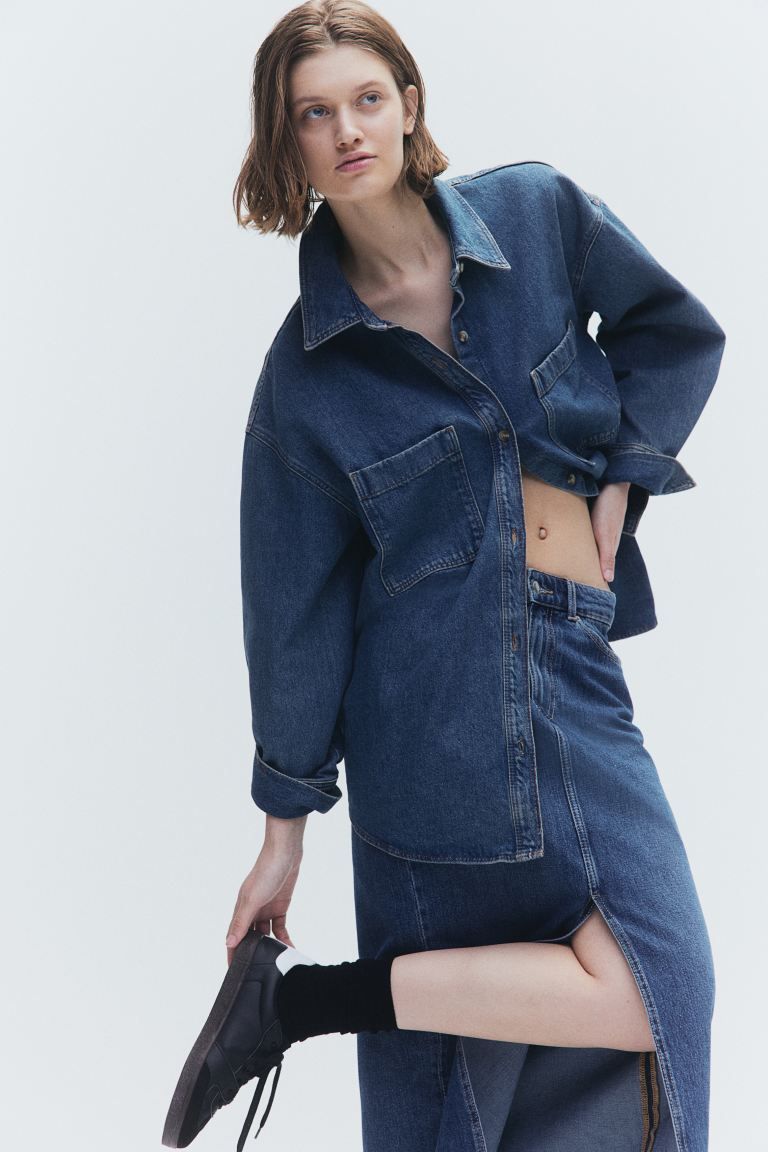 Oversized Denim Shirt | H&M (US + CA)