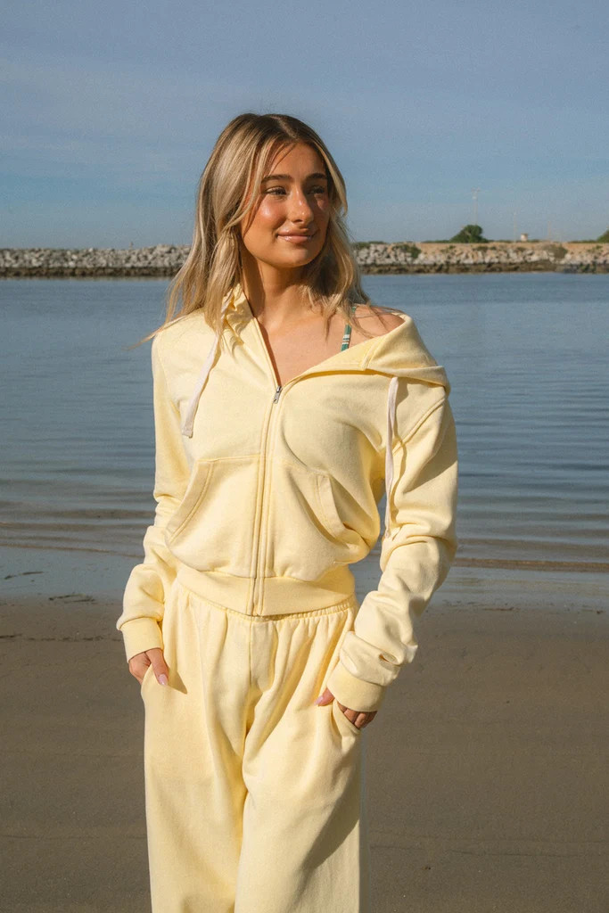 Vitality Homebody\u00ae Fitted Full Zip - Buttercream Washed | Vitality