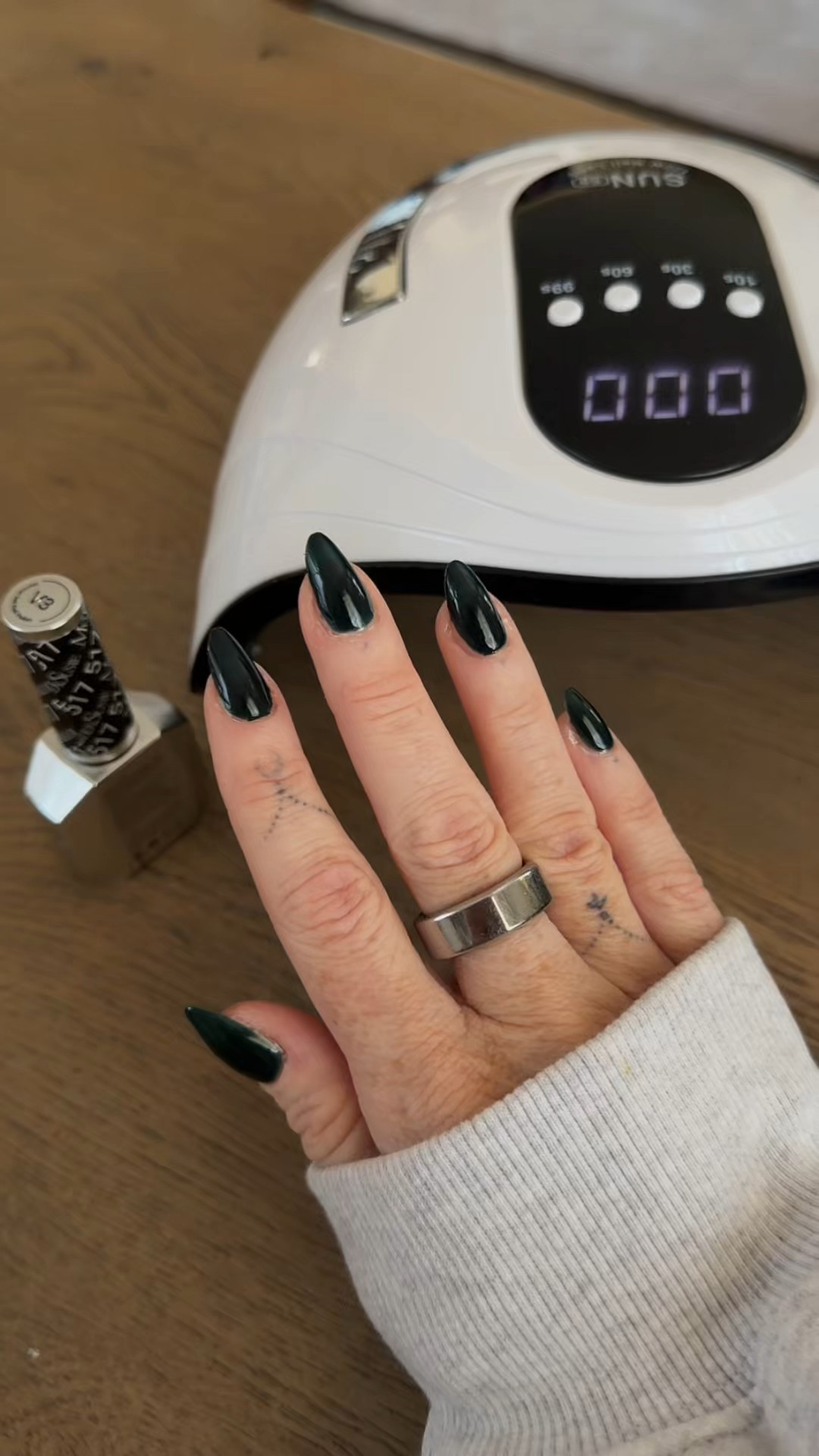 gel nail color // blackish green 🦖


#nails #nailsathome #gelnail #diynails #gelpolish #amazonfind #amazon 

#LTKdayinmylife #LTKBeauty #LTKselfcare