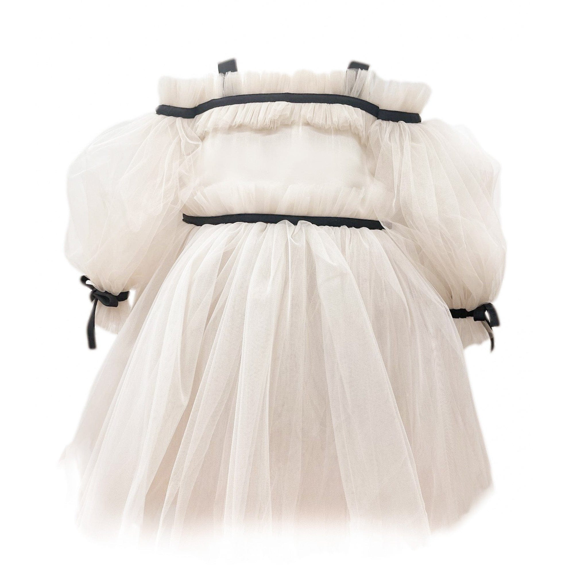 Coco-Caramel Tulle Dress | petite maison kids
