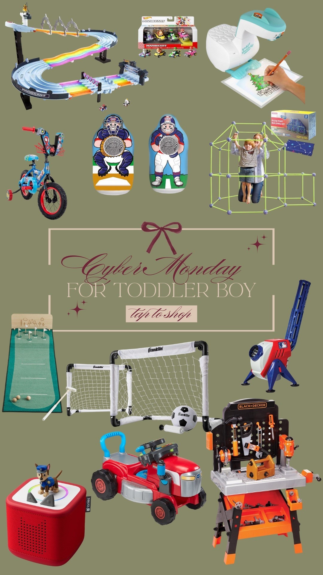 All the best cyber day deals for toddler boys. Put this together since I have two nephews to Christmas shop for 

#LTKGiftGuide #LTKCyberWeek