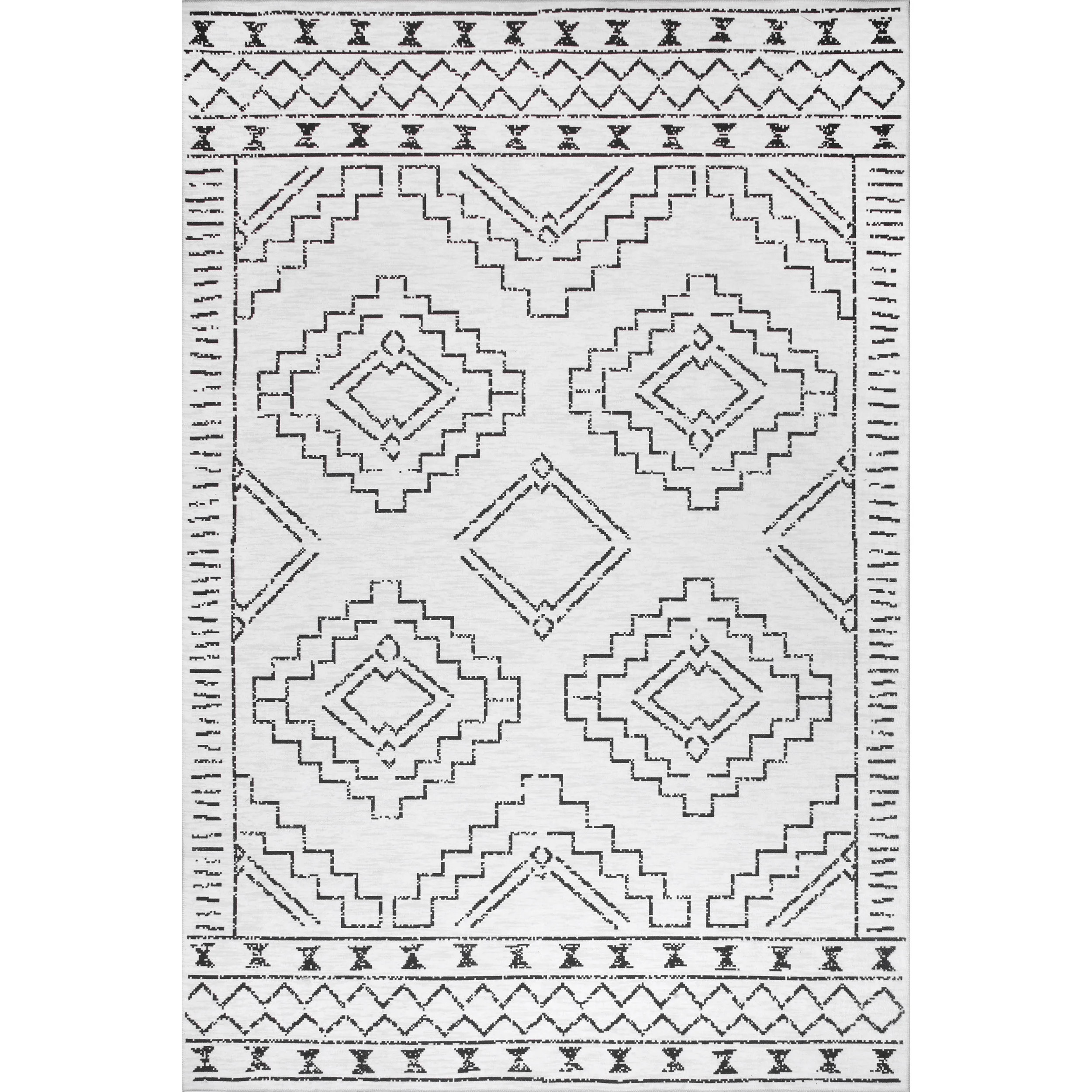 nuLOOM Noa Machine Washable Tribal Moroccan Area Rug - Walmart.com | Walmart (US)
