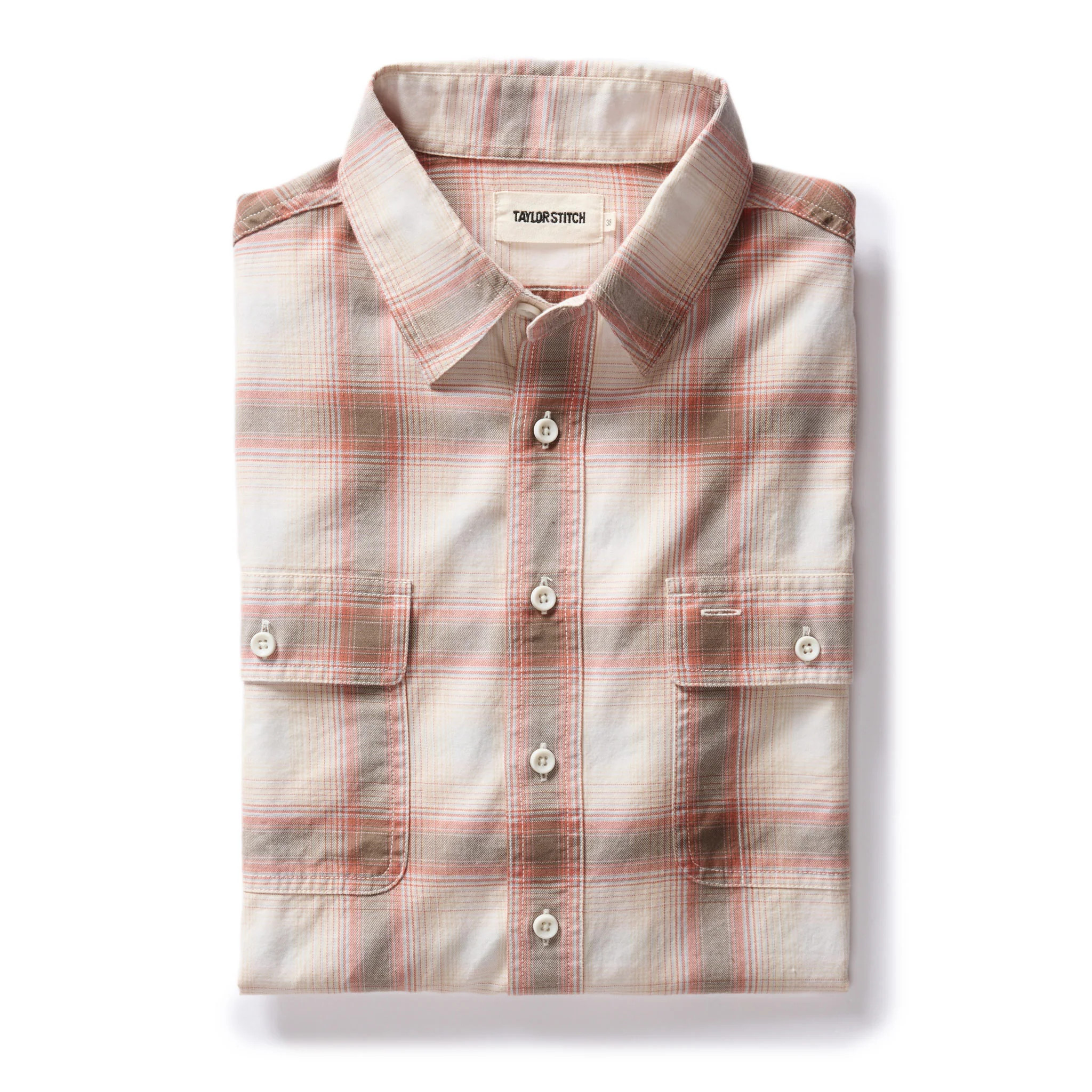 The Craftsman Shirt in Brick Shadow Plaid | Taylor Stitch