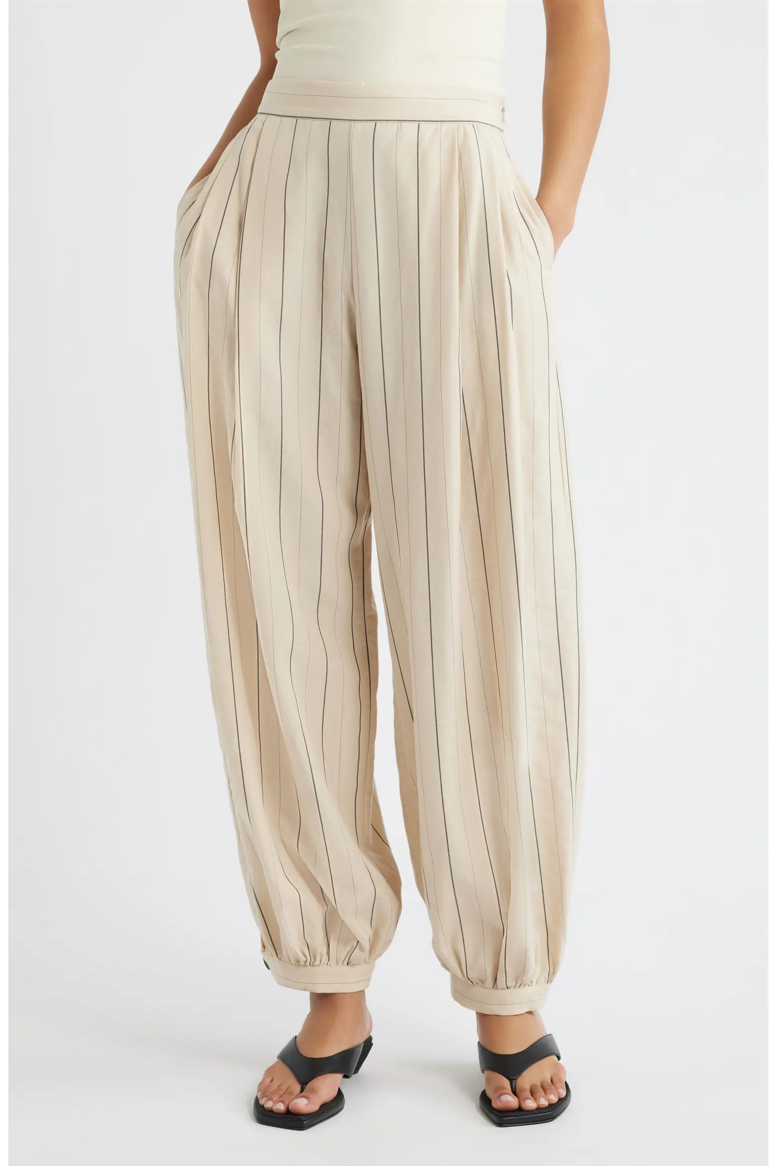 Malta Pantalon Stripe Balloon Pants (Women) | Nordstrom | Nordstrom