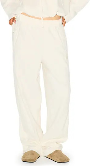 SKIMS Outdoor Fleece Straight Leg Pants | Nordstrom | Nordstrom