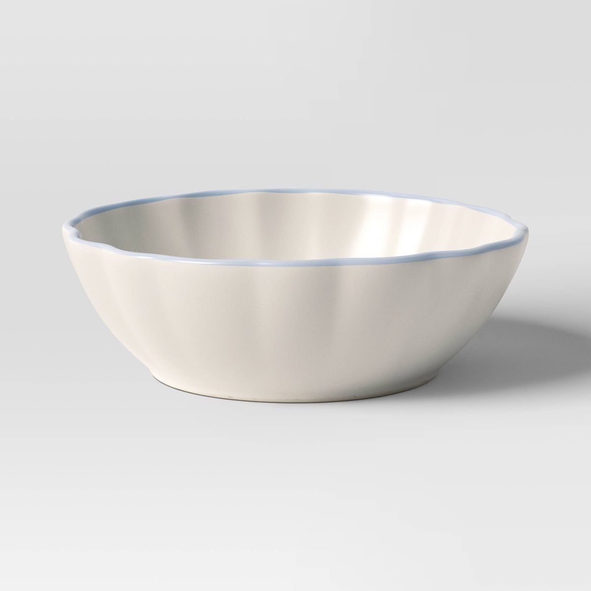 22oz Stoneware Dinner Bowl Cream - Threshold™ | Target